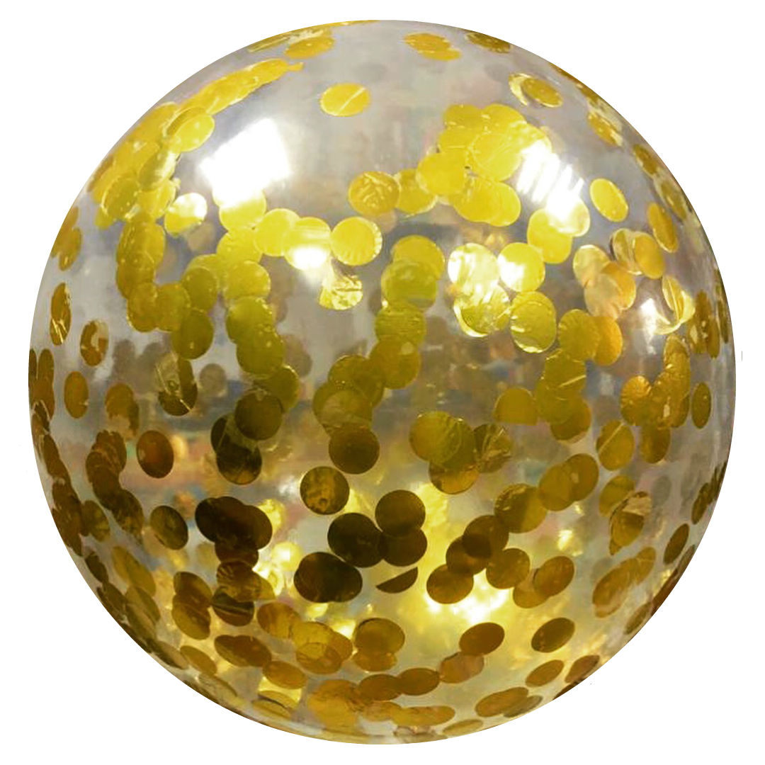 Золотое конфетти. Конфетти золото шар 45см. Круглый шар с конфетти. Прозрачный шар с золотым конфетти. Шар с конфетти золото круглый.